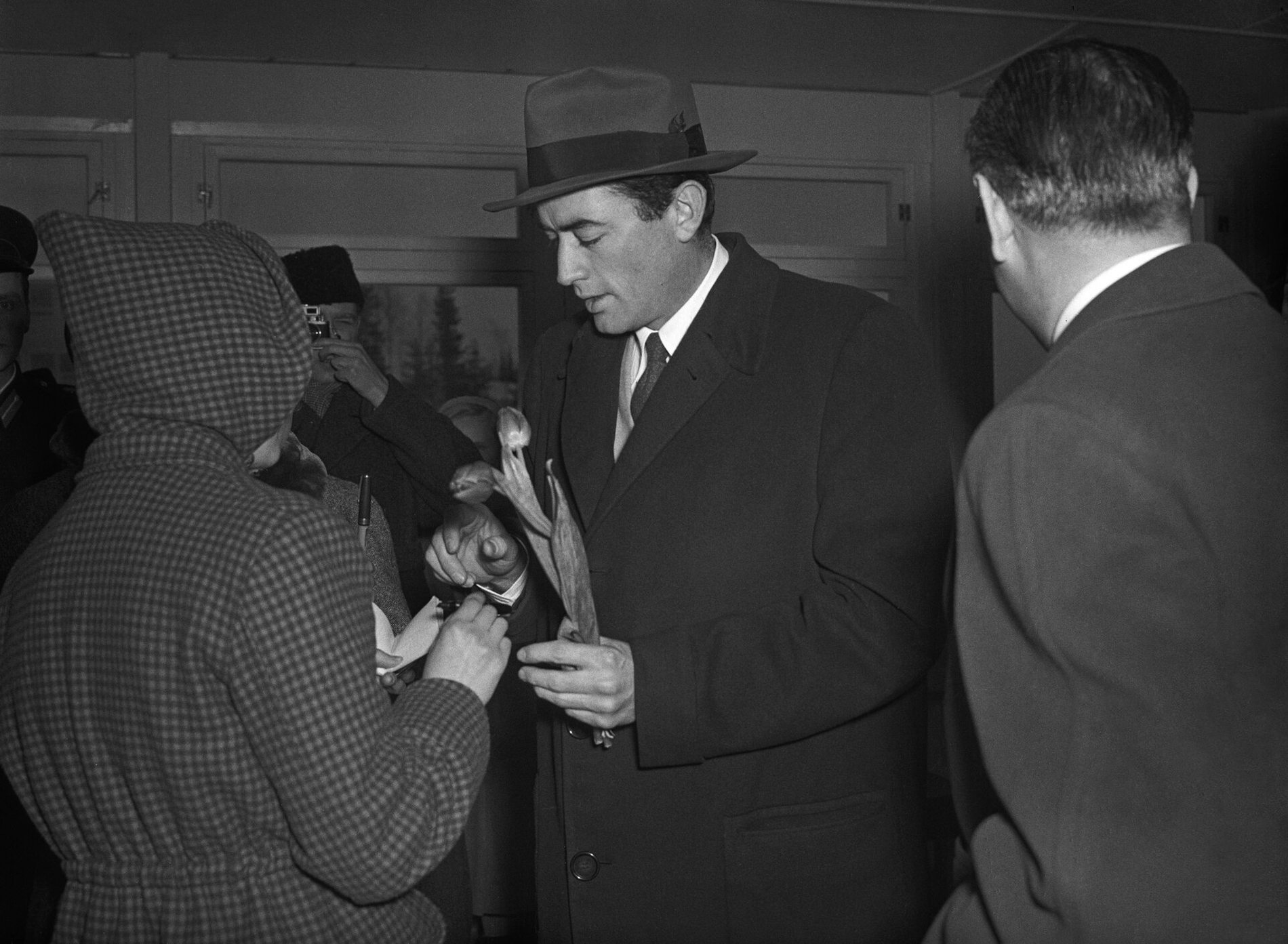 Retrato de Gregory Peck