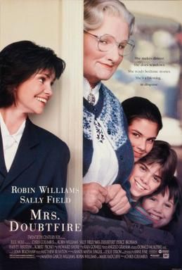 Carátula de Mrs. Doubtfire